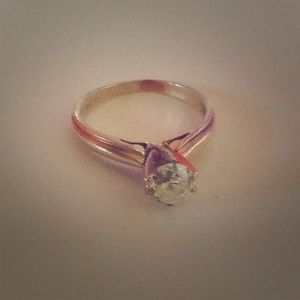 1.13 carats European cut Diamond Solitaire Ring